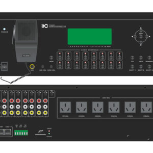 ITC T-6600 PA Controller เครื่องควบคุมระบบเสียงตามสาย 16 โซน