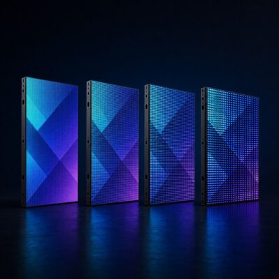 แผงจอ LED ที่มี Pixel Pitch แตกต่างกันตั้งแต่ละเอียดถึงระยะห่างมาก