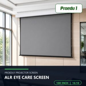Proedu1 ALR Eye Care Screen 100 Inch 16:10 จอสู้แสงถนอมสายตา พร้อมโลโก้ Proedu1 ขนาด 100 นิ้ว อัตราส่วน 16:10
