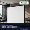 Proedu1 Floor Rising Projector Screen 60 Inch 1:1 พร้อมโลโก้ Proedu1 ขนาด 60 นิ้ว อัตราส่วน 1:1