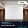 Proedu1 Motorized Projector Screen 200 Inch 16:10 พร้อมโลโก้ Proedu1 ขนาด 200 นิ้ว อัตราส่วน 16:10