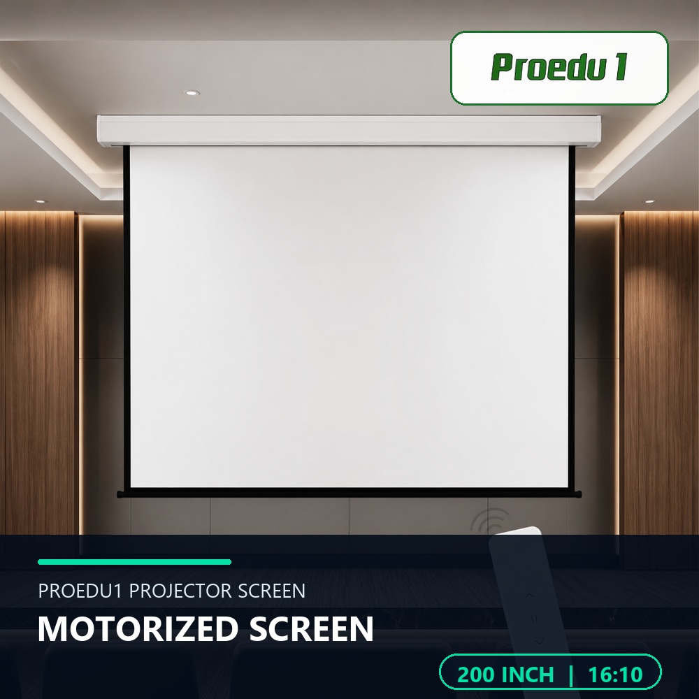 Proedu1 Motorized Screen 200 Inch 16-10