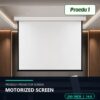 Proedu1 Motorized Projector Screen 200 Inch 16:9 พร้อมโลโก้ Proedu1 ขนาด 200 นิ้ว อัตราส่วน 16:9